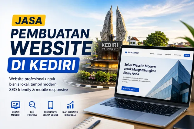 Jasa Pembuatan Website Kediri, Mulai Rp1,5 Juta