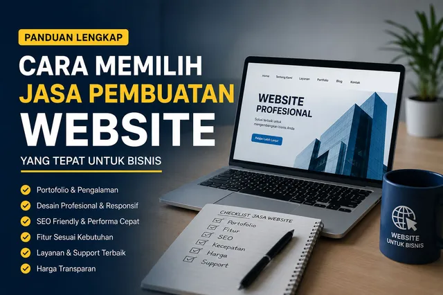 Tips Memilih Jasa Pembuatan Website: 10 Hal yang Wajib Dicek