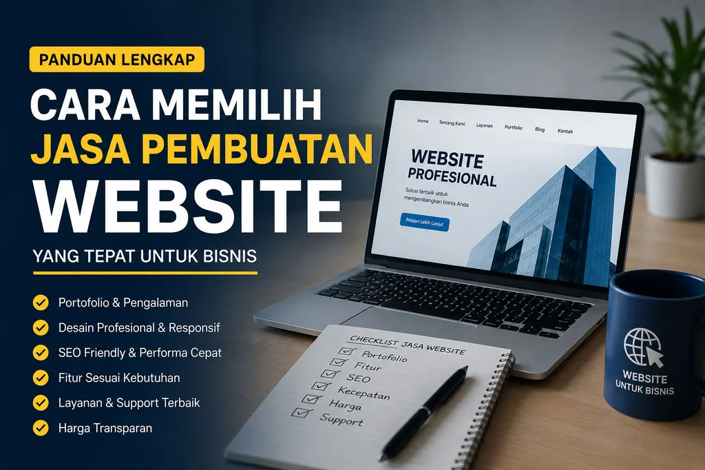 Tips Memilih Jasa Pembuatan Website: 10 Hal yang Wajib Dicek