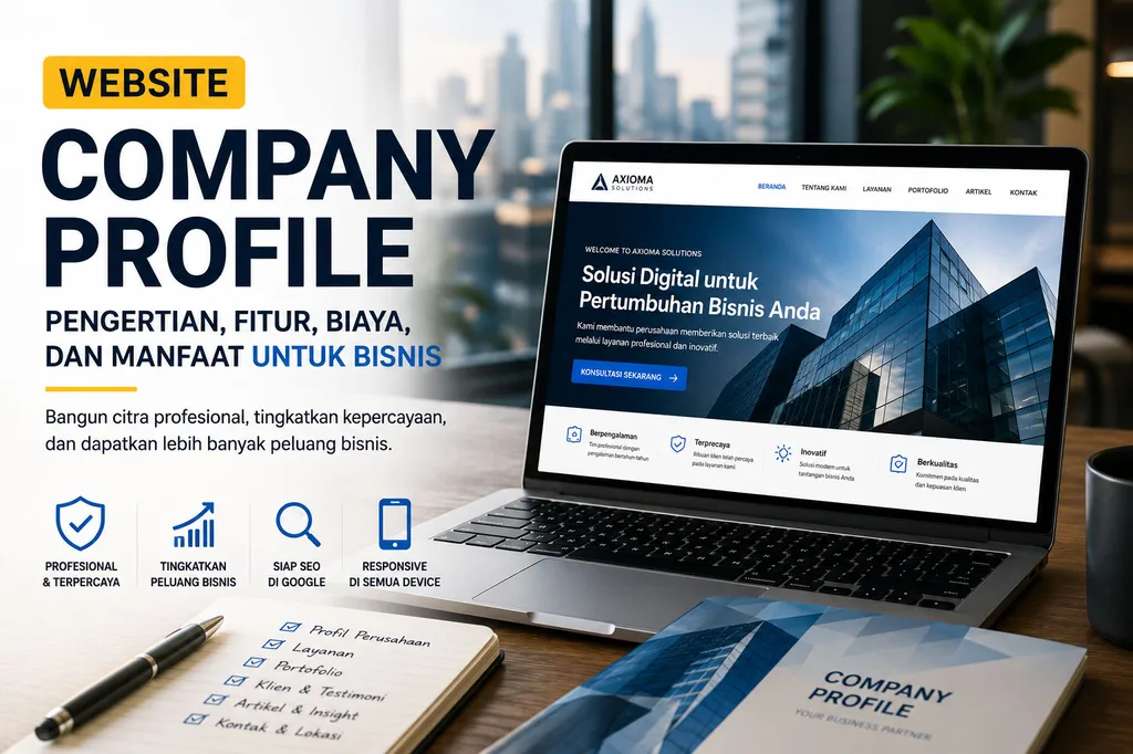 Website Company Profile: Pengertian, Fitur, Biaya, dan Manfaat untuk Bisnis