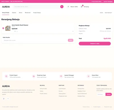 Pengembangan Website E-Commerce Terintegrasi Pembayaran & Ekspedisi, tampilan 3